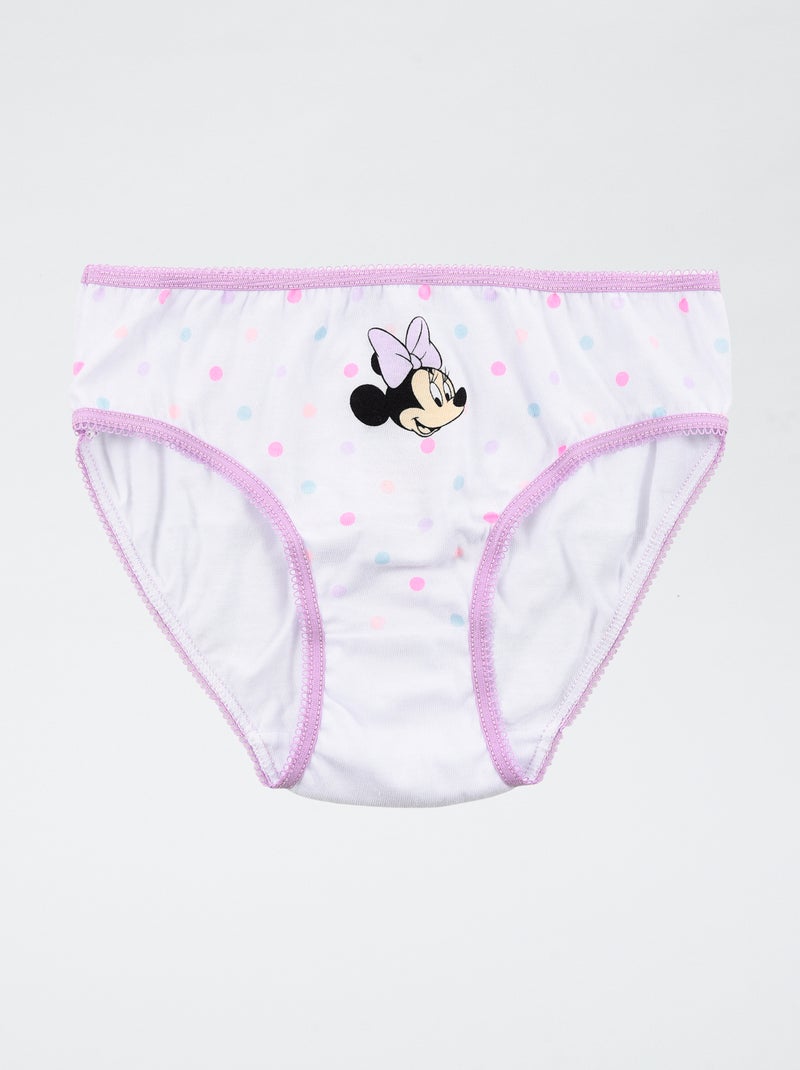 Lot de 3 culottes 'Disney' 'Minnie' en coton Rose - Kiabi