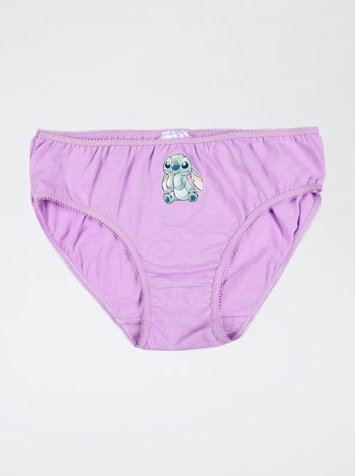 Lot de 3 culottes 'Disney' 'Stitch' en coton - Kiabi