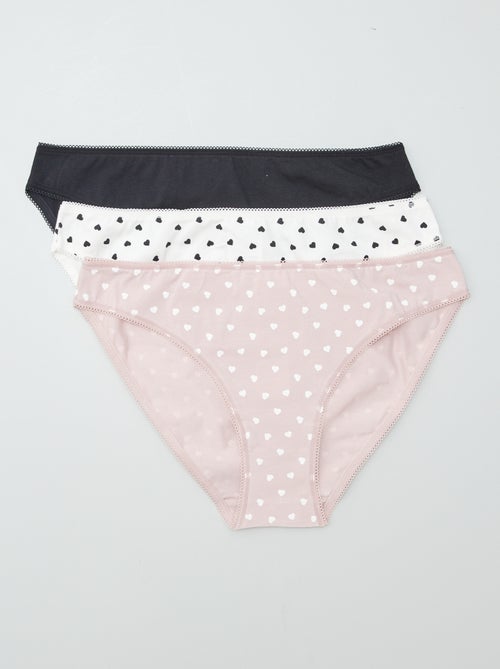 Lot de 3 culottes en coton - Kiabi Lot de 3 culottes en coton - Kiabi