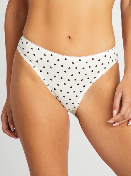 Lot de 3 culottes en coton - Kiabi Lot de 3 culottes en coton - Kiabi