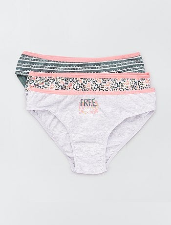 Lot de 3 culottes en coton