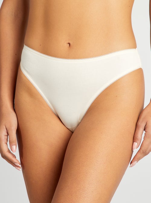 Lot de 3 culottes en coton - Kiabi
