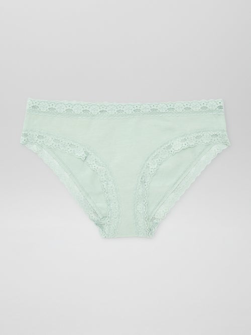 Lot de 3 culottes en dentelle - Kiabi