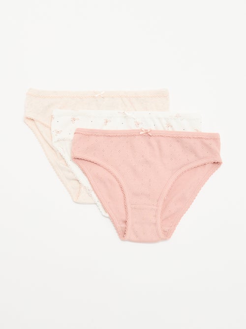 Lot de 3 culottes fantaisies - Kiabi Lot de 3 culottes fantaisies - Kiabi