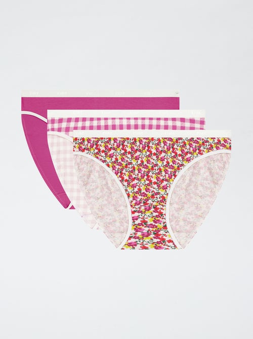 Lot de 3 culottes fantaisies 'DIM' - Kiabi