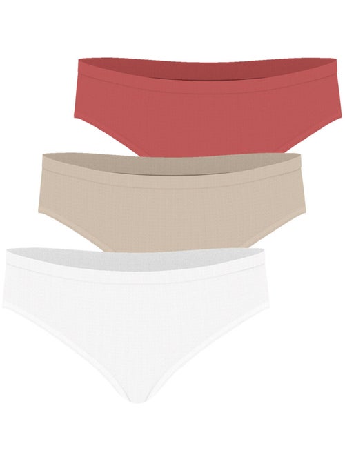 Lot de 3 culottes femme Ecopack Basic Athena - Kiabi