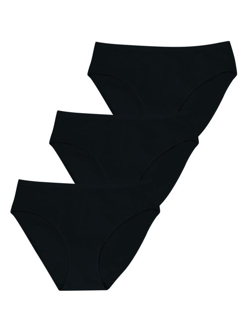 Lot de 3 culottes femme Ecopack Basic Athena - Kiabi