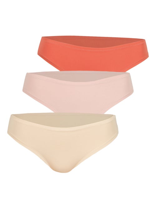 Lot de 3 culottes femme Ecopack Micro Athena - Kiabi