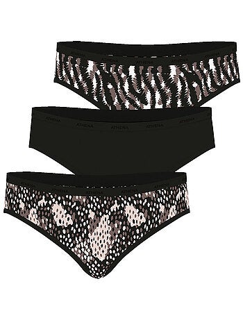 Lot de 3 culottes femme Ecopack Mode Athena