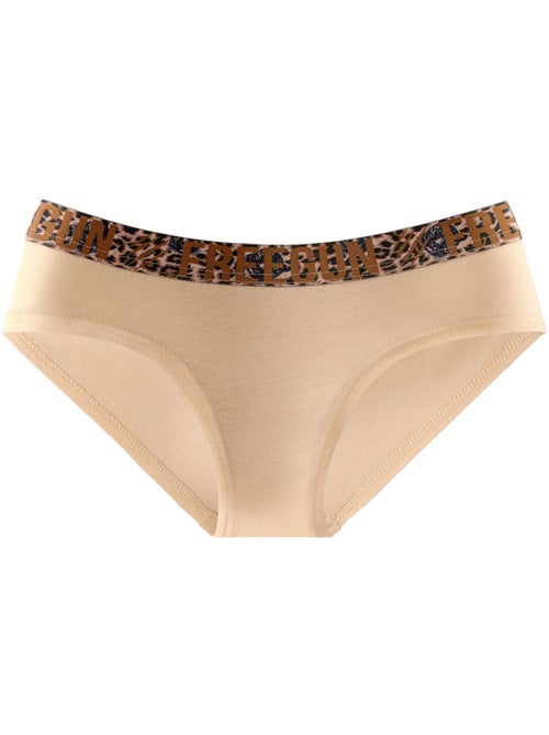 Lot de 3 culottes femme en coton Bestial Freegun - Kiabi