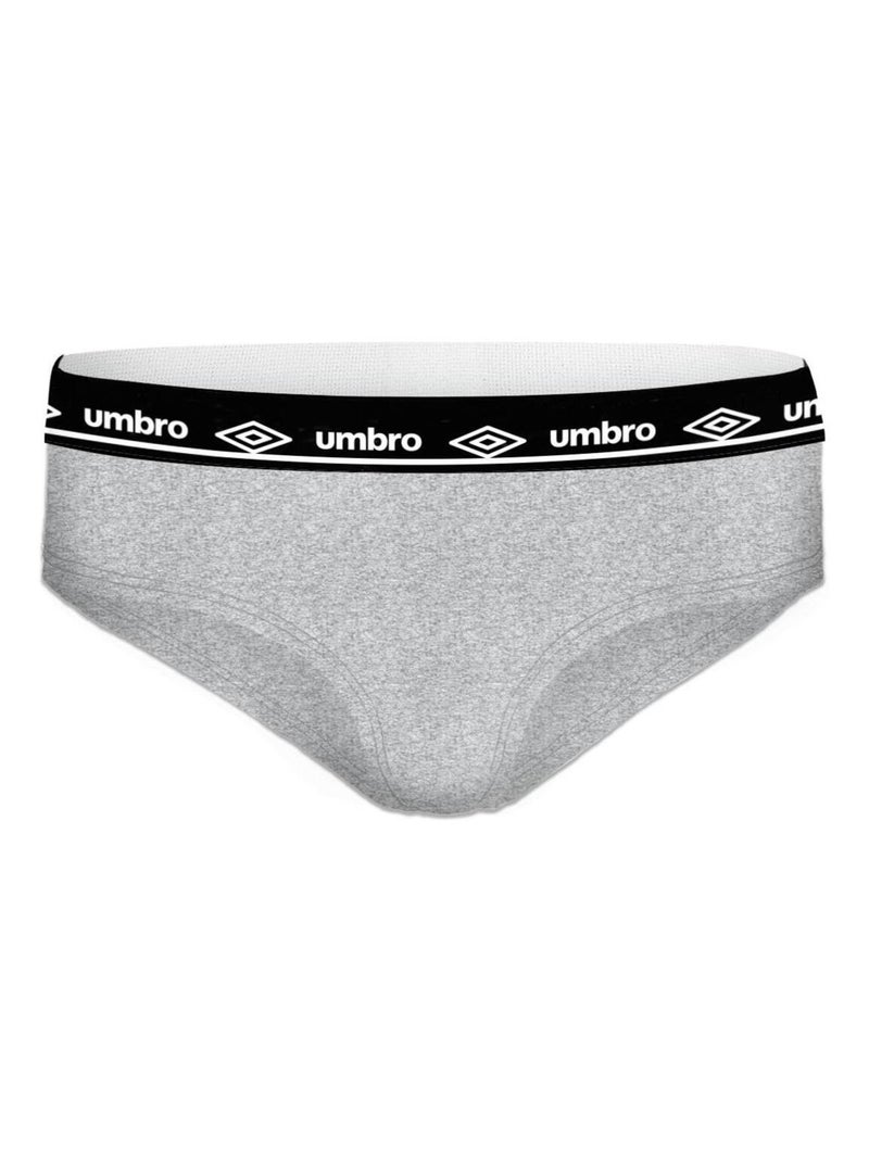 Lot de 3 culottes femme en coton Umbro ceinture Noire Umbro Noir - Kiabi