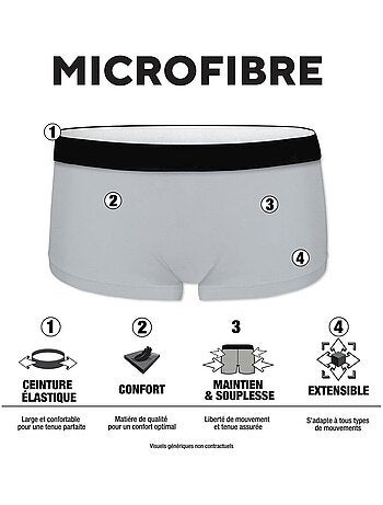Lot de 3 culottes femme en coton uni et ceinture en dentelle uni pierre cardin