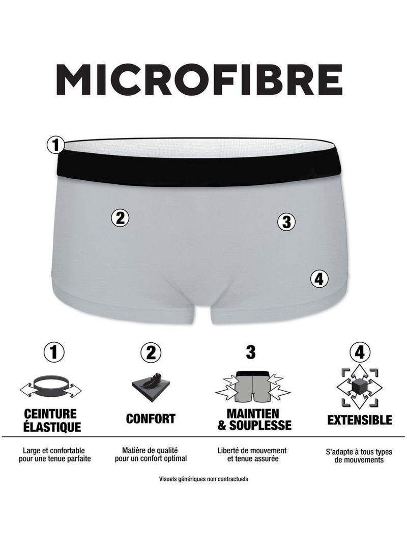 Lot de 3 culottes femme en coton uni et ceinture en dentelle uni pierre cardin Blanc - Kiabi