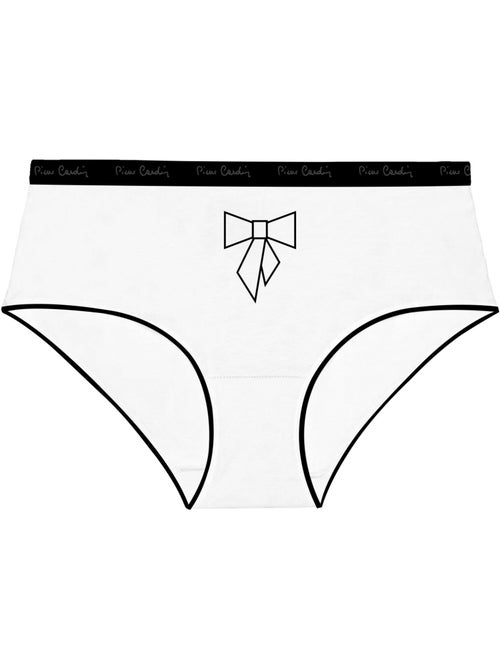 Lot de 3 culottes femme en coton uni imprimé ceinture fine 2cm pck25 pierre cardin - Kiabi Lot de 3 culottes femme en coton uni imprimé ceinture fine 2cm pck25 pierre cardin - Kiabi