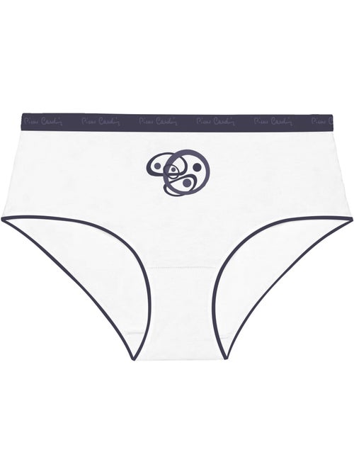 Lot de 3 culottes femme en coton uni imprimé ceinture fine 2cm pck29 pierre cardin - Kiabi Lot de 3 culottes femme en coton uni imprimé ceinture fine 2cm pck29 pierre cardin - Kiabi