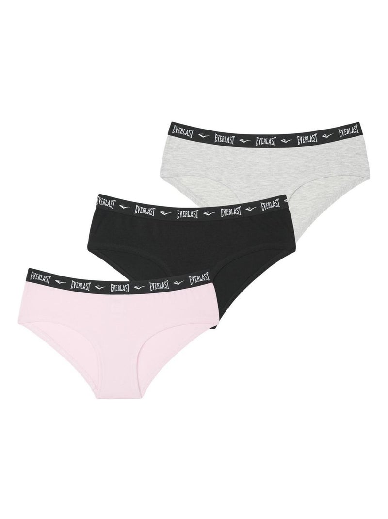 Lot de 3 Culottes femme Everlast Noir - Kiabi