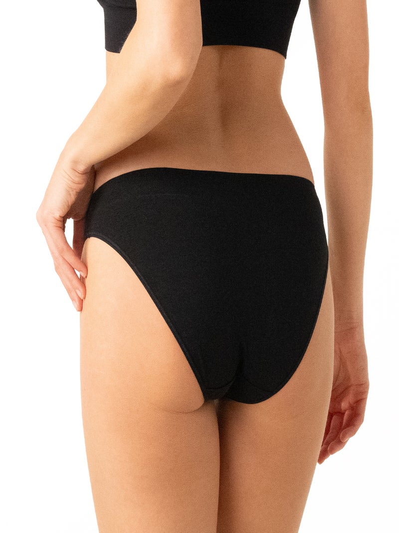 Lot de 3 culottes femme My Petit Prix Athena Noir - Kiabi