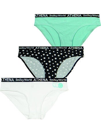 Lot de 3 culottes femme SmileyWorld® I Athena