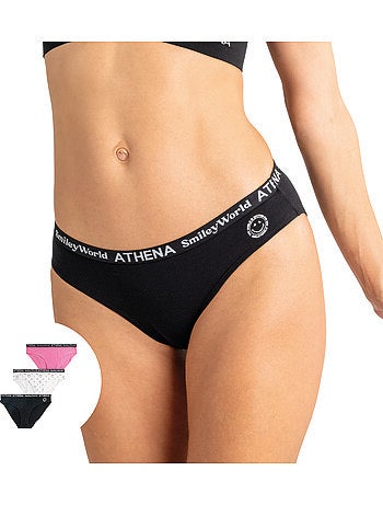 Lot de 3 culottes femme SmileyWorld® I Athena