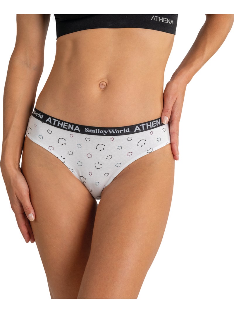 Lot de 3 culottes femme SmileyWorld® I Athena Noir Rose Blanc - Kiabi