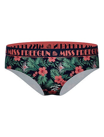Lot de 3 culottes femme Tropical Flower Freegun