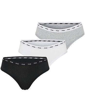 Lot de 3 culottes femme uni Fila