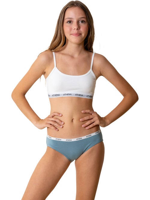 Lot de 3 culottes fille ecopack athena - Kiabi Lot de 3 culottes fille ecopack athena - Kiabi