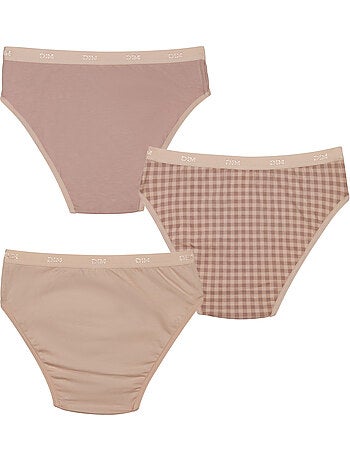 Lot de 3 Culottes fille Pockets Coton