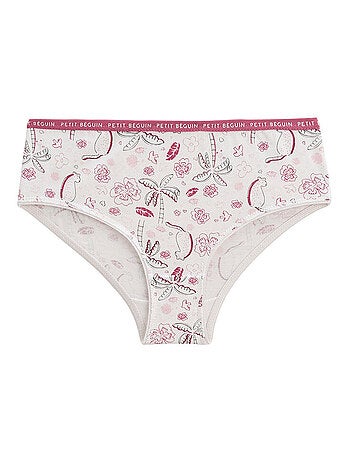 Lot de 3 culottes fille Flower Jungle