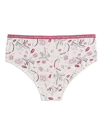 Lot de 3 culottes fille Flower Jungle