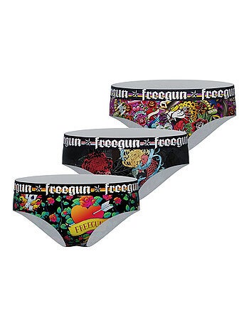 Lot de 3 culottes fille Hardy Freegun