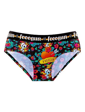 Lot de 3 culottes fille Hardy Tatoo Freegun