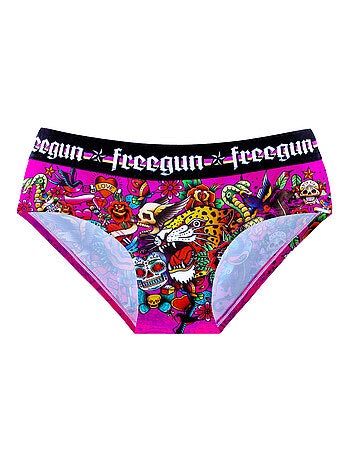 Lot de 3 culottes fille Hardy Tatoo Freegun
