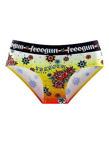 Lot de 3 culottes fille Hardy Tatoo Freegun