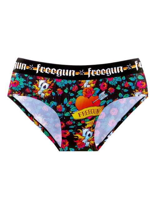 Lot de 3 culottes fille Hardy Tatoo Freegun - Kiabi