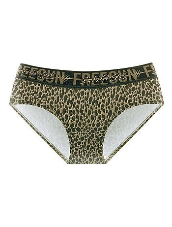 Lot de 3 culottes fille Leopard Freegun