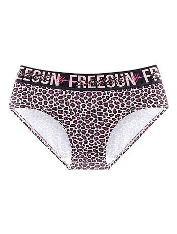 Lot de 3 culottes fille Leopard Freegun