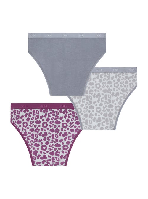 Lot de 3 Culottes fille Les Pockets Coton - Kiabi