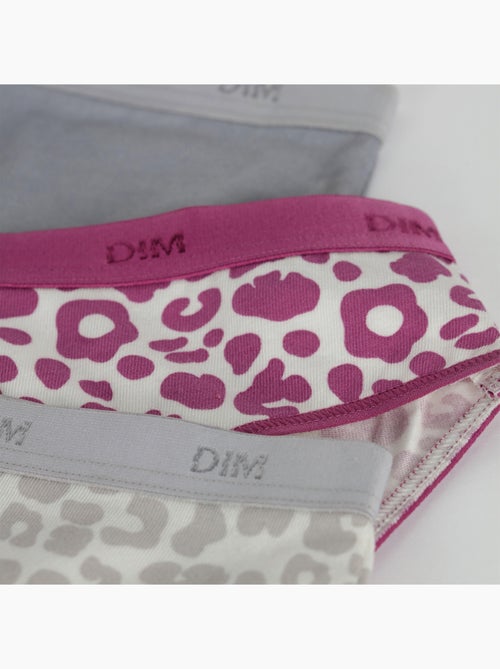 Lot de 3 Culottes fille Les Pockets Coton - Kiabi