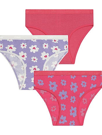 Lot de 3 Culottes fille Pockets Coton