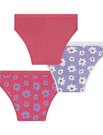 Lot de 3 Culottes fille Pockets Coton