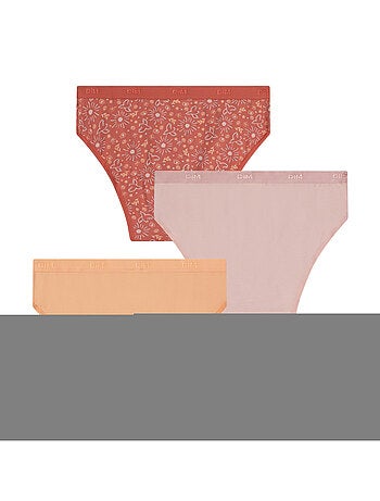 Lot de 3 Culottes fille Pockets Coton
