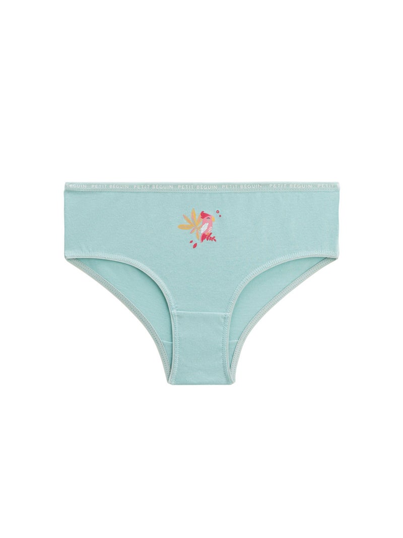 Lot de 3 culottes fille Love Jungle Rose - Kiabi