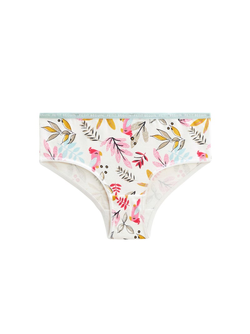 Lot de 3 culottes fille Love Jungle Rose - Kiabi