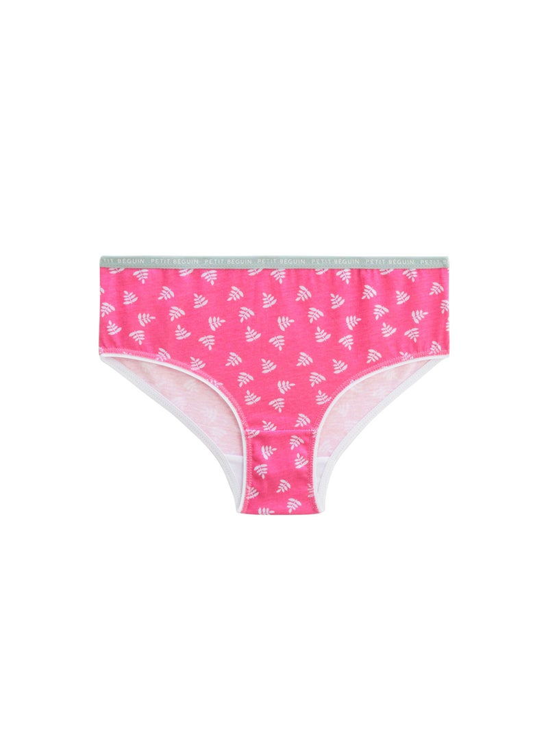 Lot de 3 culottes fille Love Jungle Rose - Kiabi