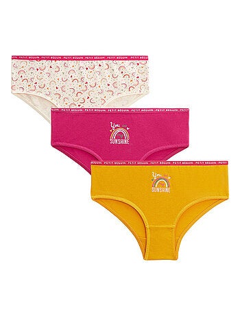 Lot de 3 culottes fille My Sunshine