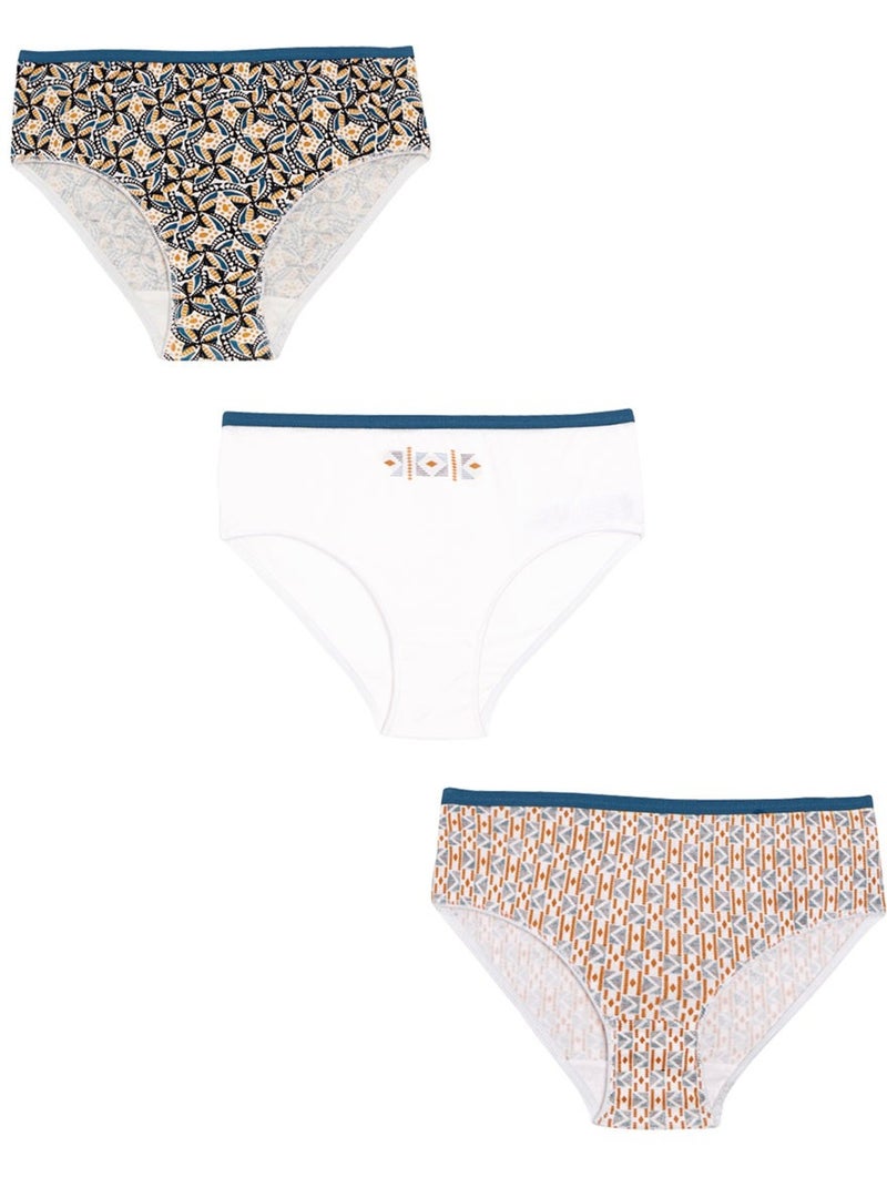 Marysgift Lot De 3 Slips Complets Pour Femme - Sous-vêtements Menstruels Post-partum étanches - Taille Moyenne, AE1, 10-12
