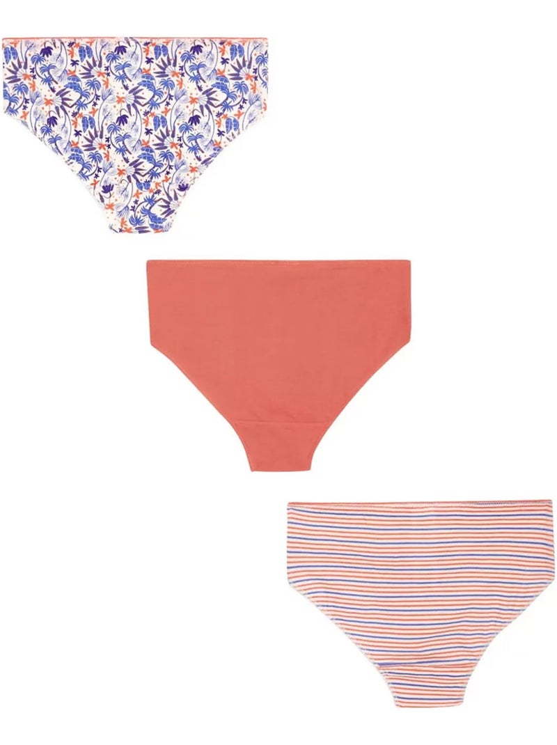 Lot de 3 culottes fille Piper Rose - Kiabi