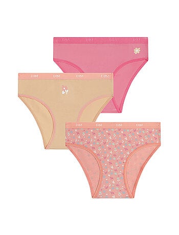 Lot de 3 Culottes fille Pockets Coton