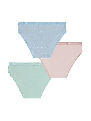 Lot de 3 Culottes fille Pockets Coton